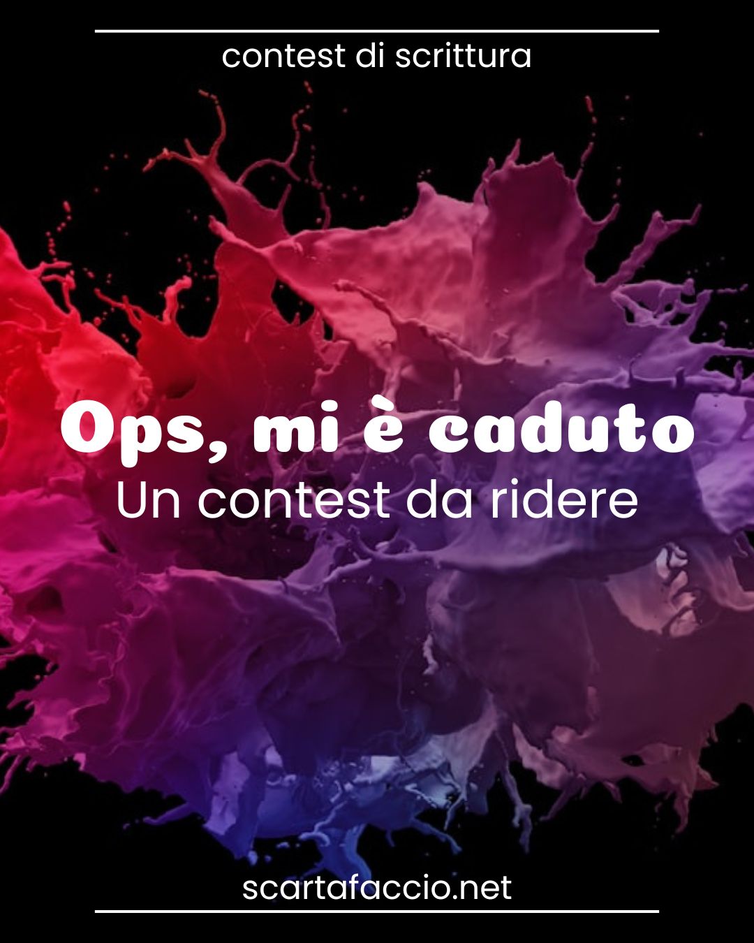 Ops, mi è caduto. Un contest da ridere.