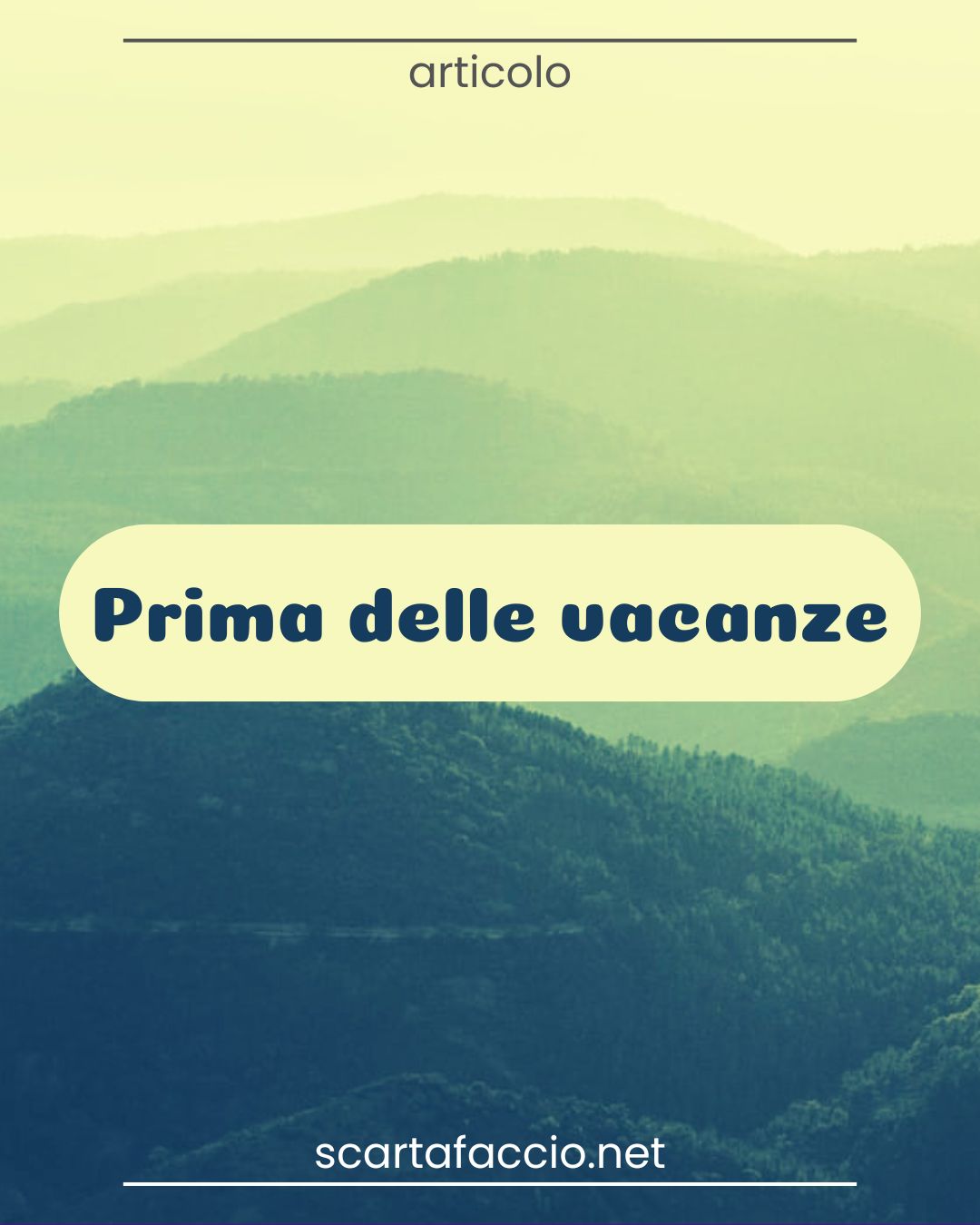 Un breve aggiornamento prima delle vacanze